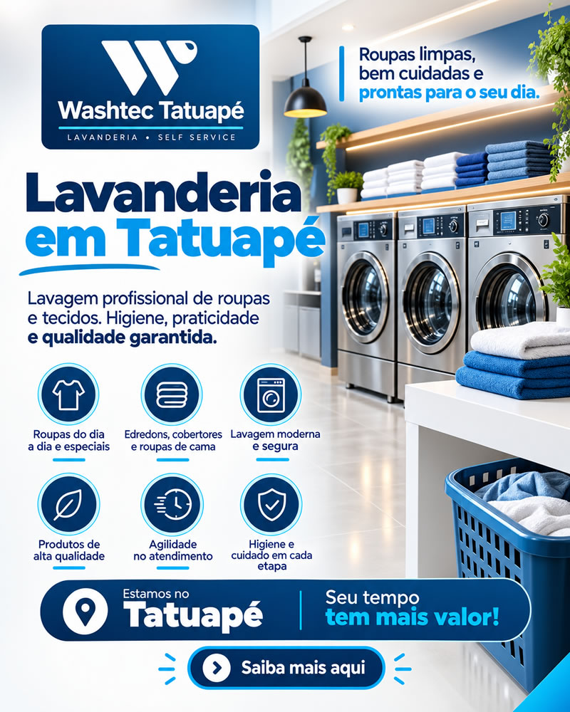 Washtec – Lavagem e higienização com produtos de qualidade no Tatuapé