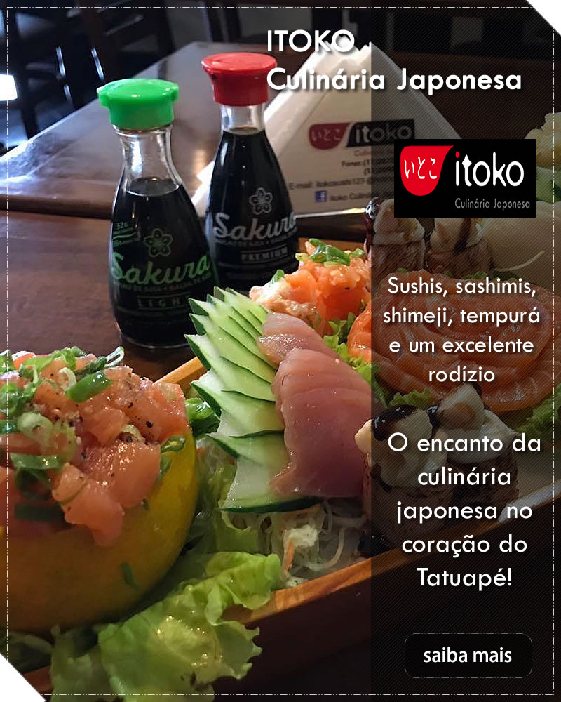 Itoko, restaurante e rodízio japonês no Tatuapé