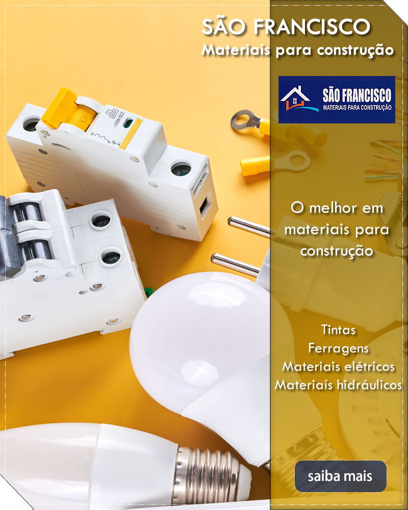 São Francisco Materiais para Construção: Sua loja de construção e reformas no Tatuapé