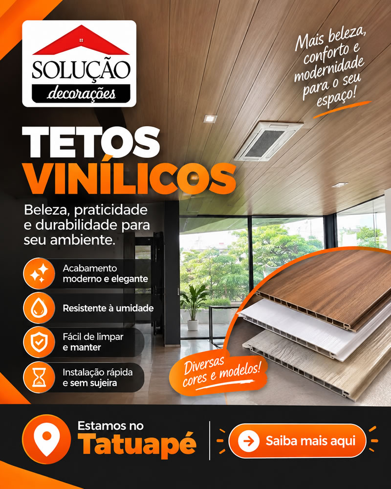 À Solução Decorações – Qualidade em tetos vinílicos no Tatuapé