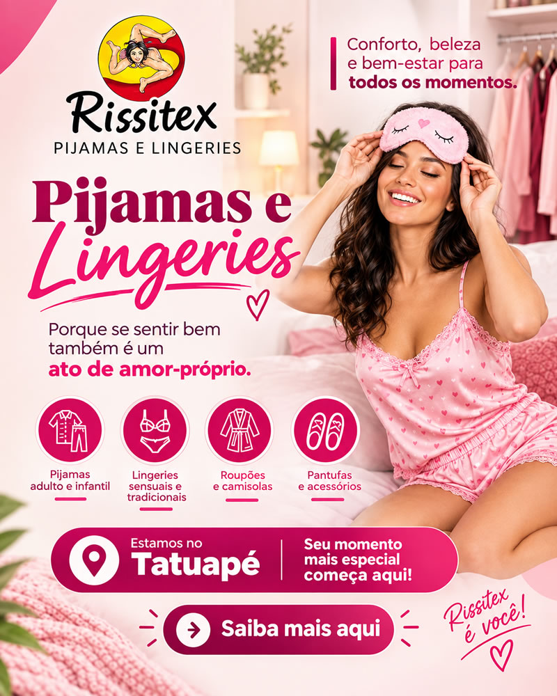 Rissitex – Sua loja de pijamas e lingeries no Tatuapé