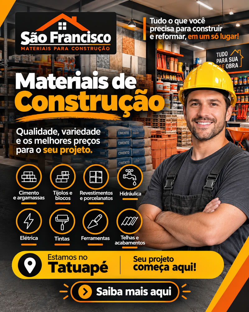São Francisco – Tradição, variedade e atendimento de confiança no Tatuapé