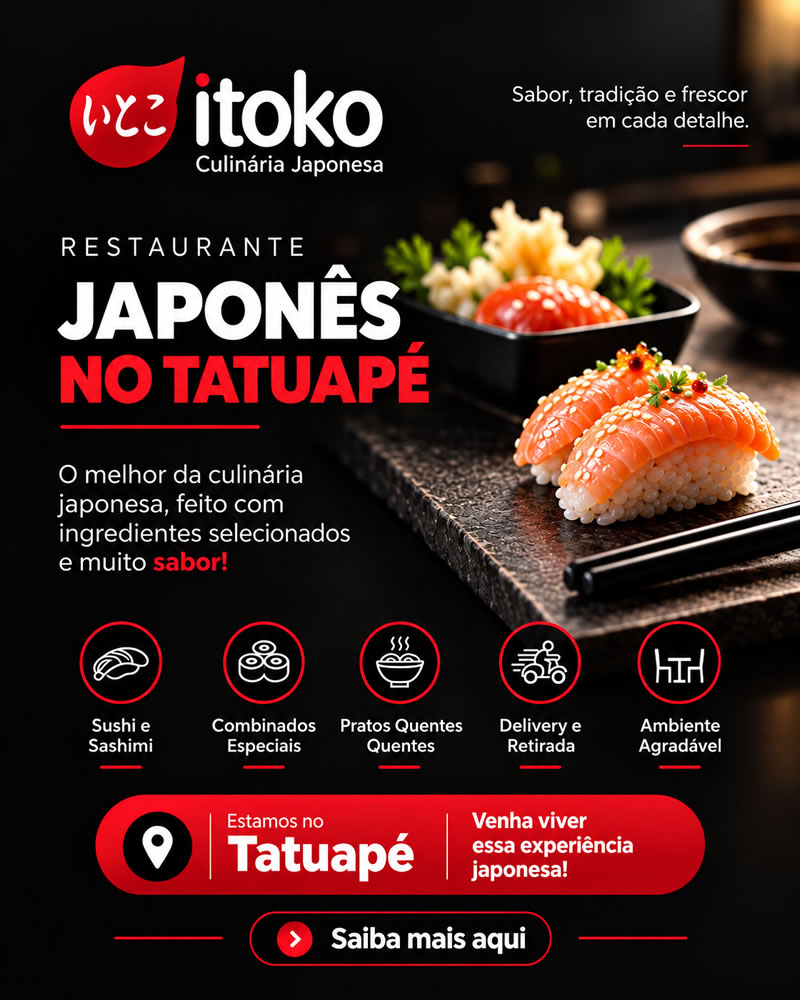 Itoko – O rodízio japonês que vai te surpreender no Tatuapé